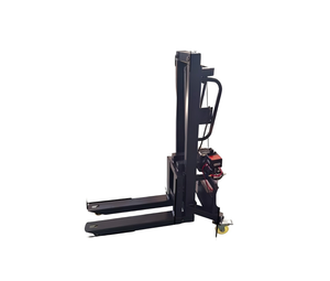 Mini carretilla elevadora eléctrica para uso en almacén 300KG Capacidad de peso 1,5 m Elevador hidráulico Control remoto y empuje manual Compacto Flexible - Product Image 2