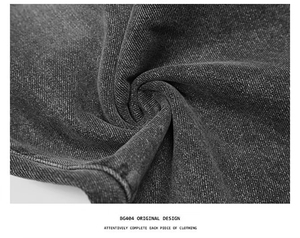 Jeans de Mezclilla Grises para <span class=keywords><strong>Hombre</strong></span>, Estilo Urbano, Holgados, de Pierna Ancha, Casuales, para Verano - Product Image 5