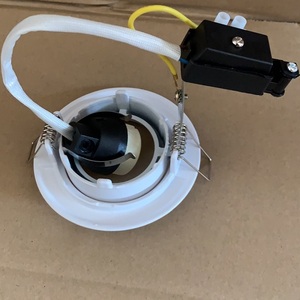 Có thể điều chỉnh đèn trần lõm lịch thi đấu MR16 Spotlight khung GU10 bóng đèn 75mm cutout Led Downlight lampholder - Product Image 4