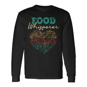 Maglietta a Maniche Lunghe per Adulti Unisex, Girocollo in Cotone, Tema Nutrizione e Benessere, Top per uno Stile di Vita Sano - Product Image 1