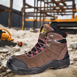 รองเท้าเซฟตี้หัวเหล็กแบบคอมโพสิตสำหรับผู้หญิง รองเท้าบูททำงานผู้หญิงทันสมัย รองเท้าบูทสำหรับงานก่อสร้างสำหรับสุภาพสตรี - Product Image 2