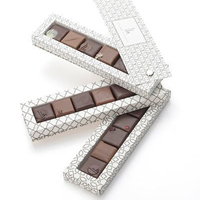 Boîte d'emballage de présentation de comptoir de vente au détail prête à l'emploi pour barres énergétiques protéinées, chocolat, petites bouteilles avec revêtement UV en relief
