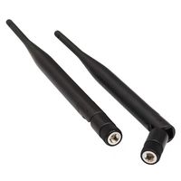 Antena WiFi Omnidireccional Plegable de Doble Banda 2.4G 5.8G 5db con Conector RP-SMA para Enrutador Linksys TP-Link