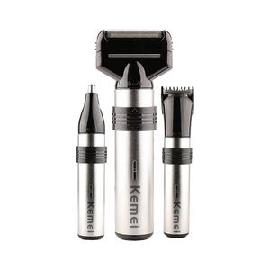 KEMEI KM-1210 Rasoir électrique 3 en 1 avec interrupteur à poussoir, rasoir, machine à raser, tondeuse rechargeable 3D, <span class=keywords><strong>barbe</strong></span> pour hommes - Product Image 1