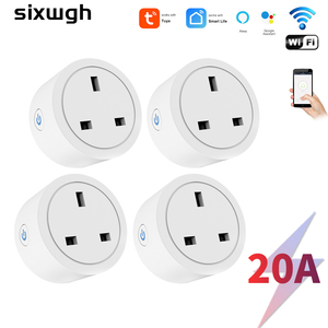 Prise intelligente Tuya avec moniteur d'énergie 10A IP44 compatible <span class=keywords><strong>WiFi</strong></span> Alexa & Google Home, en ABS, 110-250V, échantillon gratuit - Product Image 5