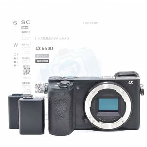 Caméscope professionnel HFT Alpha A6500 avec capteur CMOS plein format, vidéo <span class=keywords><strong>4K</strong></span> UHD, double emplacement pour carte, écran HD de 3,0 pouces, garantie 1 an - Product Image 1