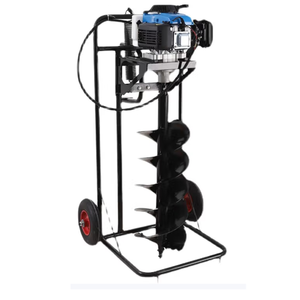 Máquina perforadora de pozos a gasolina para movimiento de tierras agrícolas, tipo carrito, para plantación de árboles en huertos, fertilización y estacado. - Product Image 3
