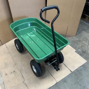 Chariot de jardin à 4 roues, 75L, brouette basculante, chariot utilitaire, remorque - Product Image 5