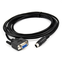 Cable de programación PLC Mitsubishi adecuado para descarga de PLC de la serie FX Cable de programación de puerto serie RS232 Línea de descarga de PLC DB9
