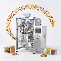 Volledig automatische VFFS weeg- en verzegelmachine voor zakjes, geschikt voor korrelvormige voedingsmiddelen, noten, chips, granen en multifunctionele verpakkingen.