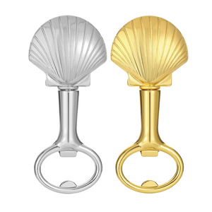 Ouvre-bouteille en forme de coquillage en alliage de zinc, cadeau de fête - Product Image 1