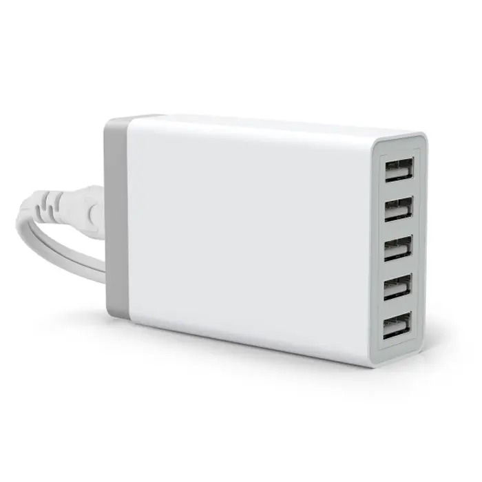 New Technology 6A 30W 5 Port USB Charger Mobile Phone Fast Home Charger 5V6A USB Wall Charger Adapter