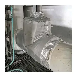 China Manufacture Free Sample Reusable Pipe Insulation Jacket Industrial Thermal Heat Insulation Cover