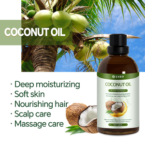 Huile de Coco 100% Naturelle OEM pour Soins de la Peau et des Cheveux – 20 Ans d'Expérience en Personnalisation Usine - Product Image 4