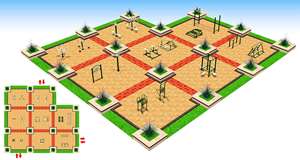 Équipement de sport multifonction pour parc, équipement d'entraînement en plein air, barre de singe, en solde, 2021 - Product Image 2