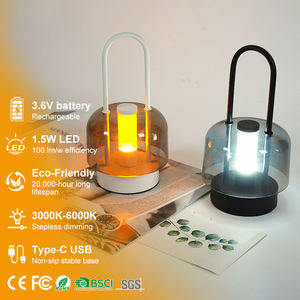 Hot Sale Dining Touch Lichtgevende Hotel Bar Koffie Tafellamp Oplaadbaar Gegalvaniseerd Decoratieve LED Tafellamp - Product Image 2