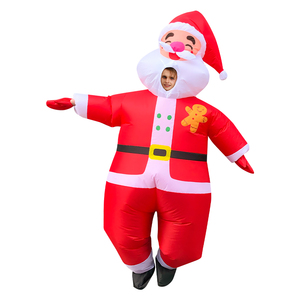 Unisex người lớn vui giáng sinh bên kỳ nghỉ linh vật Inflatable giáng sinh Santa Claus trang phục - Product Image 2