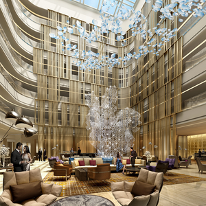 Muebles de Hotel de Diseño Personalizado de Lujo Moderno de 3/4/5 Estrellas, Conjuntos de Muebles de Habitación de Hotel de Alta Gama y Confortables - Product Image 3