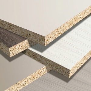 Panneaux de particules mélaminés décoratifs anti-humidité de qualité supérieure 4x8 pieds 18mm pour armoire, meuble et étagère à chaussures – Fournisseur chinois - Product Image 1