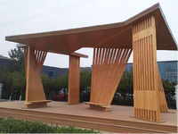 Pavillon de jardin préfabriqué en bois - Abri de repos modulaire pour l'extérieur, design personnalisable