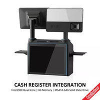 Terminal de point de vente haut de gamme Restaurant de détail caisse enregistreuse tactile électronique système de point de vente paiement de point de vente tout en un avec imprimante