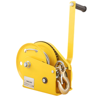 Treuil manuel de 1800 lb, 2000 lb, 2600 lb, 10 m, 20 m, avec système d'auto-verrouillage, pour bateau, vente en gros