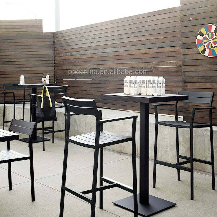 Outdoor Modern Design Patio Chair Wholesale Outdoor Furniture Aluminum Outside Garden Arm Restaurant Dining Chair