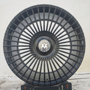 Nouveau multi-rayons forgé 18 19 <span class=keywords><strong>20</strong></span> 21 22 <span class=keywords><strong>pouces</strong></span> noir alliage d'aluminium forgé <span class=keywords><strong>jantes</strong></span> de voiture 5x112 5x120 5x114.3 avec couvercle flottant - Product Image 3