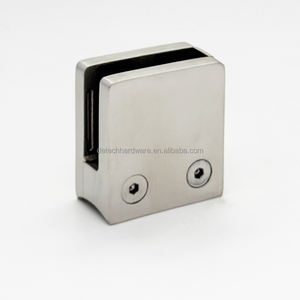 Soporte Moderno de Acero Inoxidable para Barandilla con Acabado Cepillado, Abrazadera de Vidrio Duradera para Balcón, Villa, Hospital, Escaleras y Estantes - Product Image 3