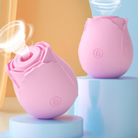 Günstiger Rosen-Sexspielzeug für Frauen Großhandel Benutzerdefiniertes Logo Erwachsenen-Sexspielzeug Klitoris-Stimulator Nippel-Klitoris-Sauger Rosen-Vibrator
