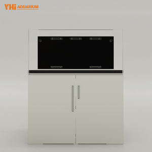 Série TR <span class=keywords><strong>Aquarium</strong></span> en verre ultra-blanc à débordement ultra-mince 50w Armoire en bois massif Corail Espèces de poissons marins écologiques 220v - Product Image 4