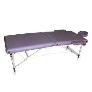 Table de massage pliable à 2 sections avec tabouret, lit de spa portable Nuru, table de massage avec pieds en aluminium, vente chaude - Product Image 2