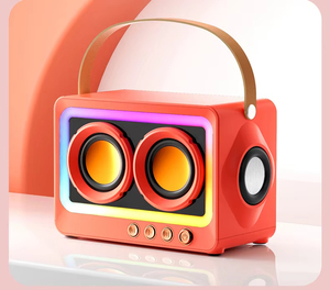 Altavoz inalámbrico retro mini unidad USB portátil/tarjeta TF/cable de audio reproducción multimodo - Product Image 5