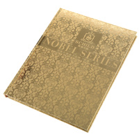 Álbum de comercio exterior transfronterizo Diseño e impresión de folletos promocionales de empresas novedosas, álbum de tarjetas doradas y plateadas