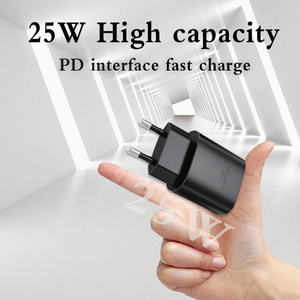 Chargeur rapide haute vitesse Type-C 25W EP-TA800 pour S10/S23/Note 10 PD 3.0 avec câble rétractable pliable écologique, prise US - Product Image 5