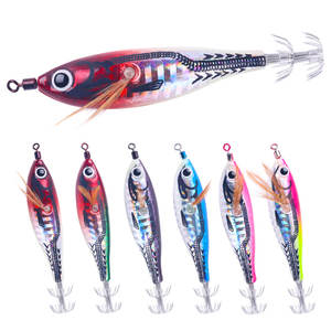 Nuevo OEM Luminous Squid Jigs Ultra Lure Crystal Squid <span class=keywords><strong>Egi</strong></span> Shrimp Lure 7,8 CM 5,5G Resplandor interno en la oscuridad Luminous Squid Jig Hook - Product Image 1