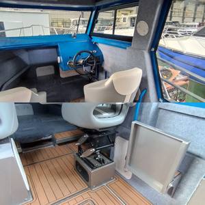 <span class=keywords><strong>Bateau</strong></span> de pêche à moteur hors-bord en aluminium à grande vitesse avec cabine centrale de 6,85 m (21 pieds) avec marche autour, certifié CE - Product Image 5