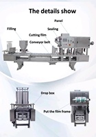 Ligne de production automatique multifonctionnelle de tofu, machine de remplissage, de scellage et d'emballage de boîtes de tofu, machine de fabrication de tofu au soja