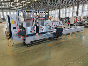 Высокоточная ЧПУ двойная режущая пила для алюминиевых профилей в оконных и дверных машинах - Product Image 3