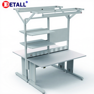 Table mobile robuste, table de travail électronique ESD, station de réparation, bureau, établi pour la réparation de téléphones portables/la recherche - Product Image 1