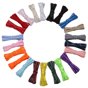 Lacets Weiou Lacets Katakana japonais imprimés sur mesure Conception plate double couche de 7mm de large pour baskets <span class=keywords><strong>NMD</strong></span> Commande en gros avec logo - Product Image 1