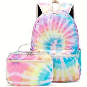 Waterproof Insulated Thermal Kids Backpack and <b>Lunch</b> Tote Bag <b>Set</b> with Custom Pattern School Use - Product Image 1
