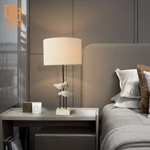 Настольная лампа с металлическими птицами - Product Image 2