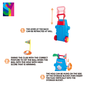 Mwsy — jeu de <span class=keywords><strong>Golf</strong></span> pour enfant, jouet d'intérieur et d'extérieur pour tout-petits, <span class=keywords><strong>Mini</strong></span> Club de <span class=keywords><strong>Golf</strong></span> - Product Image 5