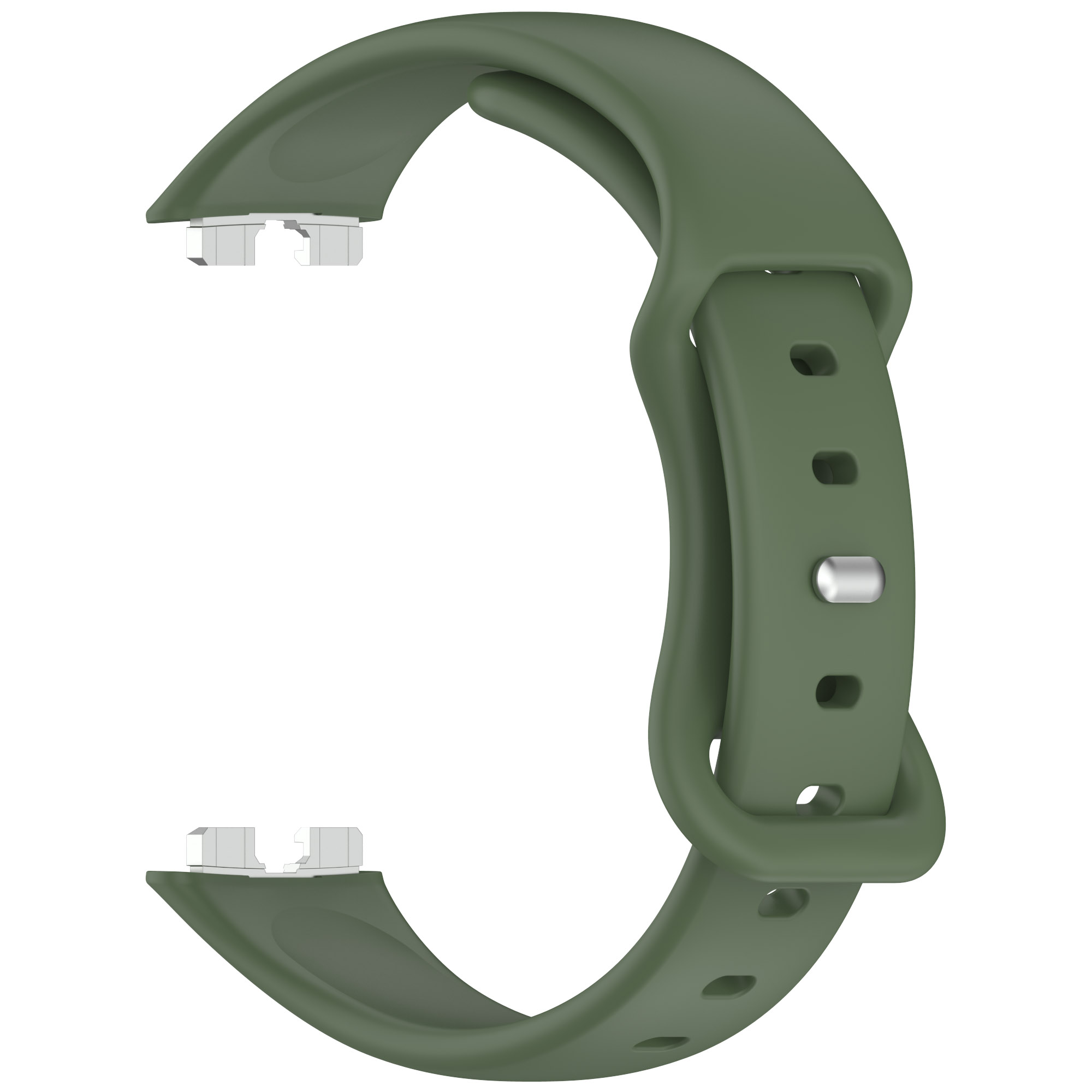Одноцветный силиконовый умный Браслет для Huawei Band 8/9/10 дышащая застежка-бабочка резиновые ремешки для часов