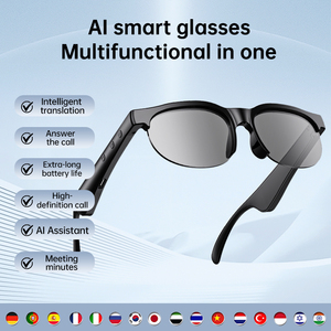 Gafas <span class=keywords><strong>de</strong></span> <span class=keywords><strong>traductor</strong></span> inalámbricas inteligentes AI traducción <span class=keywords><strong>audio</strong></span> llamada HD multifunción batería <span class=keywords><strong>de</strong></span> larga duración personalizadas <span class=keywords><strong>gratis</strong></span> - Product Image 3
