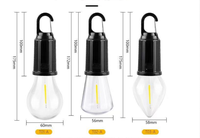Lampe solaire LED suspendue rechargeable par USB, étanche IP65, pour jardin, style vintage, décorative, type Edison, avec télécommande