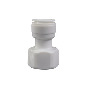 Conector de filtro de agua con rosca interna de 4/8 pulgadas a adaptador de tubería de 3/8 PE KM43N de plástico de conexión rápida - Product Image 4