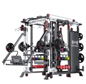 Máquina Smith de Acero Multifuncional Portátil de Alta Calidad y Resistencia, Equipo Profesional de Gimnasio para Tonificar y Moldear Músculos - Product Image 1