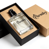 Magnifique flacon de parfum carré de luxe 50 ml en verre, diffuseur à bâtonnets écologique, couvercle en cristal unique avec clip, design 50 ml